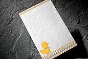 Ducky eco green child stationery