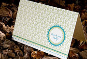 Hampton letterpress eco-friendly thank you