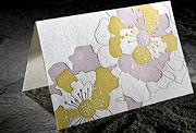 Bloom letterpress stationery