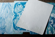 Isle letterpress and flat printed lettersheets