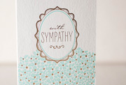 gazar-sympathy-letterpress and foil-folded-card