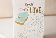 sweet-sweet-love-letterpress and foil-folded-card