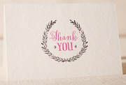 thank-you-laurel-letterpress and foil-folded-card