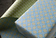 Julep green and blue recycled gift wrap 
