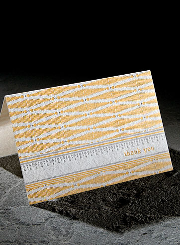 Beatrix yellow, goldenrod and gray eco thank you (formerly 350T)
