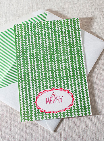 be-merry-letterpress-flat-card