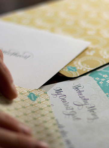 Country letterpress and flat printed lettersheets