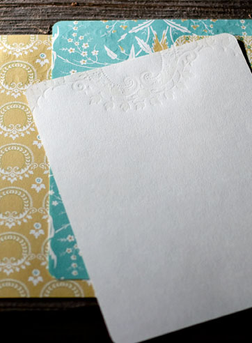 Country letterpress and flat printed lettersheets