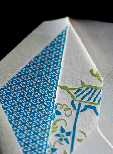 VIEW WIDE IMAGE Ming letterpress printed birthday cards
