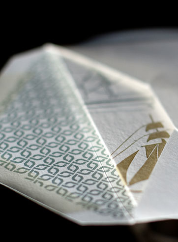 VIEW WIDE IMAGE Travel Far and Wide letterpress printed birthday cards