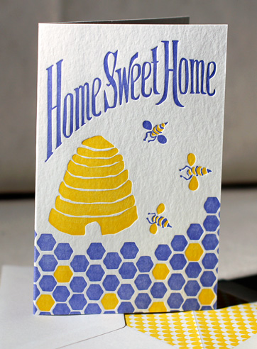 sweet-home-single-letterpress-folded-card