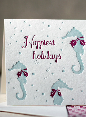 seahorse-boxed-letterpress-folded-cards