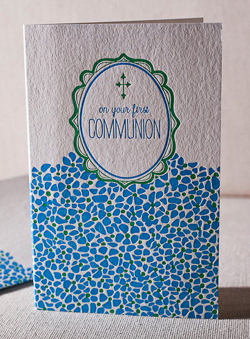 VIEW WIDE IMAGE communion-letterpress-folded-card