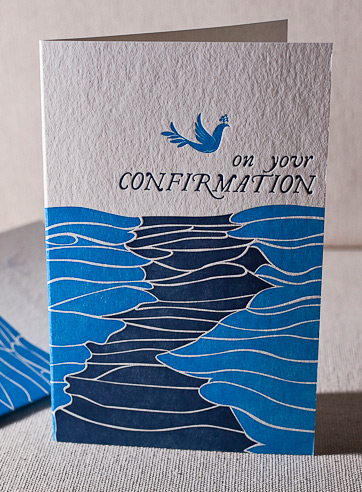 VIEW WIDE IMAGE confirmation-letterpress-folded-card