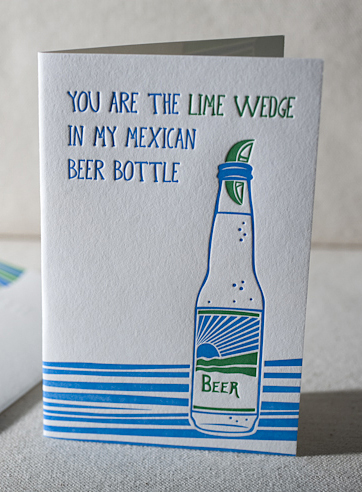 VIEW WIDE IMAGE mexican-beer-bottle-letterpress-folded-card