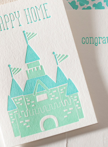 VIEW WIDE IMAGE castle-letterpress-folded-card