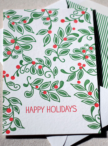 mistletoe-boxed-letterpress-flat-cards
