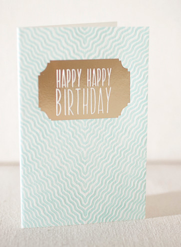 gazar-birthday-letterpress and foil-folded-card