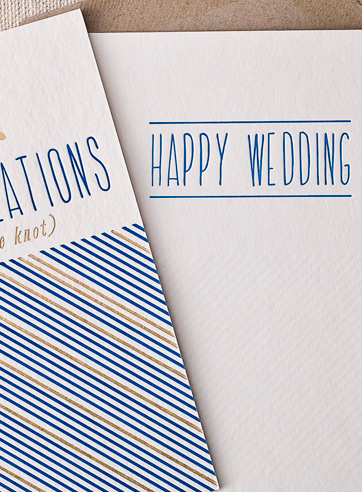 tying-the-knot-letterpress and foil-folded-card