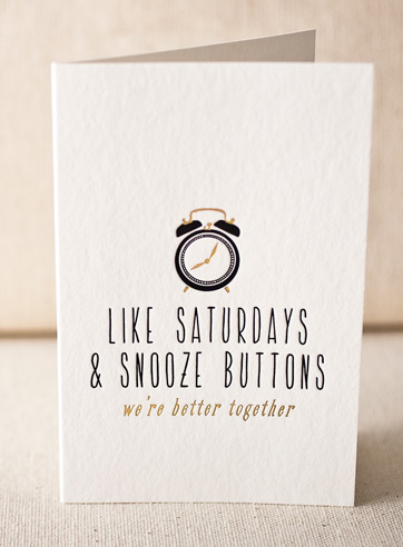 VIEW WIDE IMAGE like-saturdays-letterpress and foil-folded-card