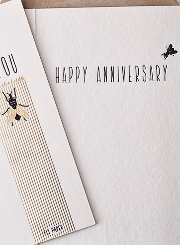 stuck-on-you-letterpress and foil-folded-card