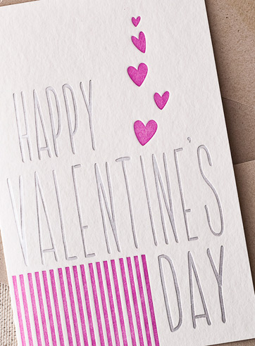VIEW WIDE IMAGE valentines-hearts-letterpress and foil-folded-card