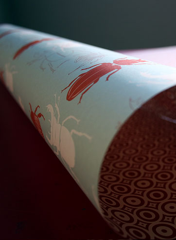 Beetle bugs kids wrapping paper
