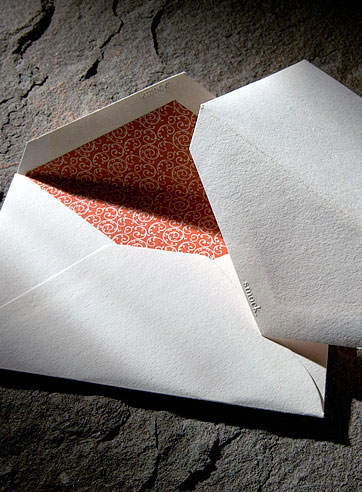Delft letterpress eco-friendly greeting card