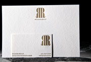 Chesterfield blue olive letterpress stationery, moving announcement