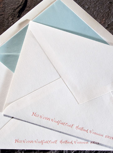 VIEW WIDE IMAGE Juine flowers letterpress stationery, eco-friendly invitations