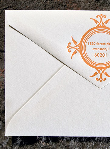 Tallulah personalized letterpress stationery, business cards, baby announcement 