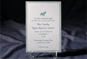 the breton wedding invitation is part of Smock's letterpress & foil collection. free shipping, free