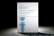 the cavall wedding invitation is part of Smock's letterpress & foil collection. free shipping, free