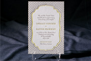 the dawson wedding invitation is part of Smock's letterpress & foil collection. free shipping, free