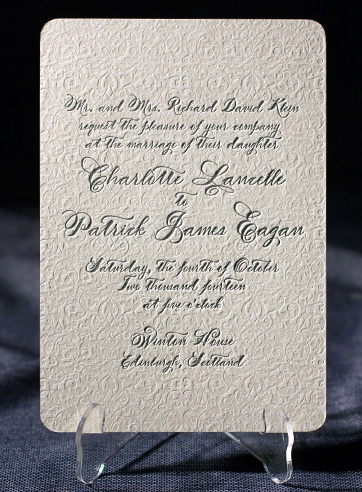 the altar wedding invitation is part of Smock's letterpress & foil collection. free shipping, free c