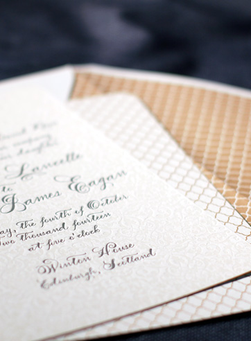 the altar wedding invitation is part of Smock's letterpress & foil collection. free shipping, free c