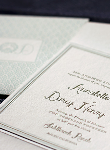 VIEW WIDE IMAGE the evans wedding invitation is part of Smock's letterpress & foil collection. free shipping, free c