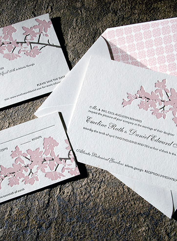 VIEW WIDE IMAGE the kurai wedding invitation is part of Smock's letterpress & foil collection. free shipping, free c