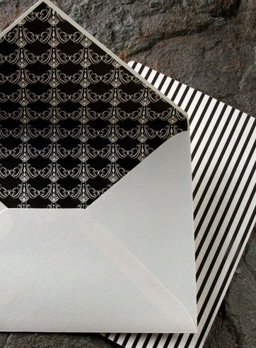 VIEW WIDE IMAGE Eco-friendly letterpress invitation: Nevis