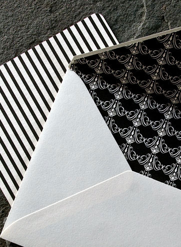 Eco-friendly letterpress invitation: Nevis