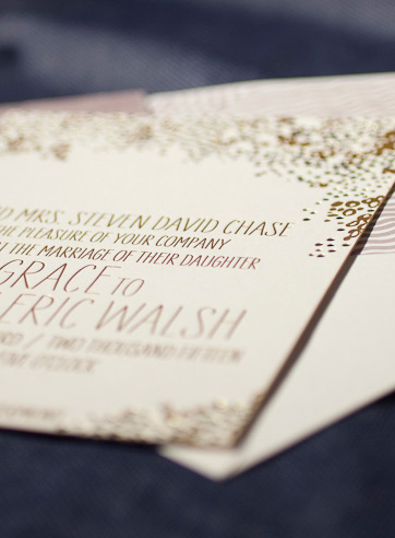 VIEW WIDE IMAGE the tatra wedding invitation is part of Smock's letterpress & foil collection. free shipping, free c