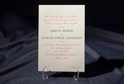the fitzroy-custom wedding invitation is part of Smock's letterpress & foil collection. free shippin