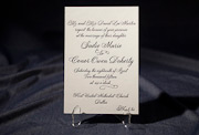 the fitzroy wedding invitation is part of Smock's letterpress & foil collection. free shipping, free