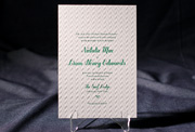 the hekla wedding invitation is part of Smock's letterpress & foil collection. free shipping, free c