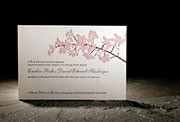 the kurai wedding invitation is part of Smock's letterpress & foil collection. free shipping, free c