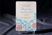 the ossa wedding invitation is part of Smock's letterpress & foil collection. free shipping, free cu