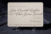 the palmes wedding invitation is part of Smock's letterpress & foil collection. free shipping, free