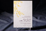 the robson wedding invitation is part of Smock's letterpress & foil collection. free shipping, free
