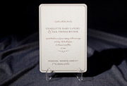 the sabion wedding invitation is part of Smock's letterpress & foil collection. free shipping, free