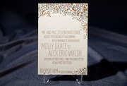 the tatra wedding invitation is part of Smock's letterpress & foil collection. free shipping, free c